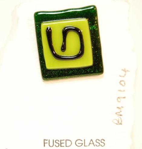 Bonnie Maresh Fused Glass Buttons - Extra Large...