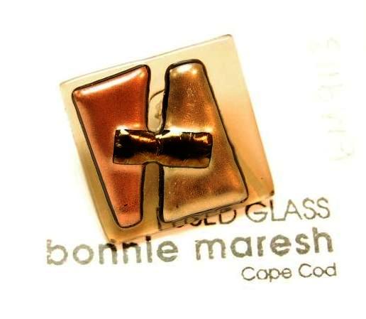 Bonnie Maresh Fused Glass Buttons - Extra Large BM9113