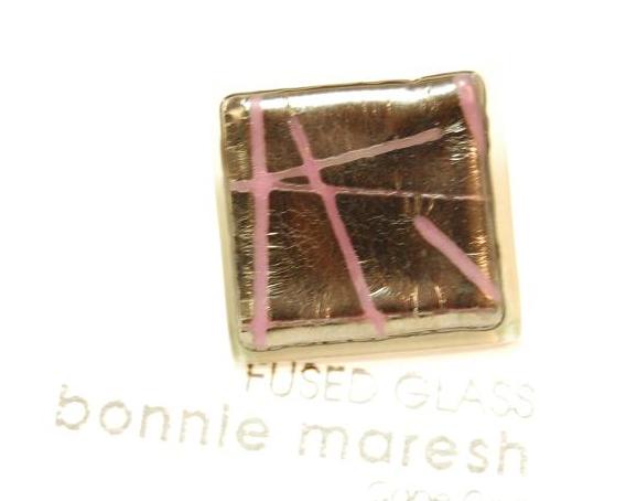 Bonnie Maresh Fused Glass Buttons - Extra Large...