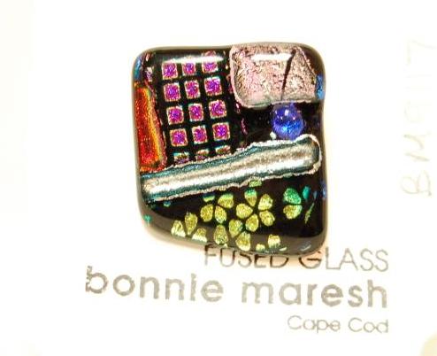 Bonnie Maresh Fused Glass Buttons - Extra Large...