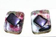 Bonnie Maresh Fused Glass Buttons - Small BM9610