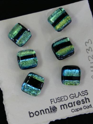 Bonnie Maresh Fused Glass Buttons - Medium BM1233