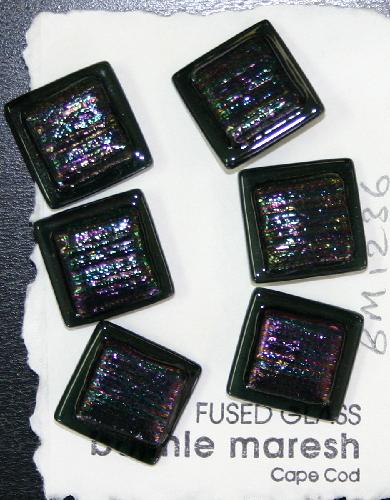 Bonnie Maresh Fused Glass Buttons - Large BM1236