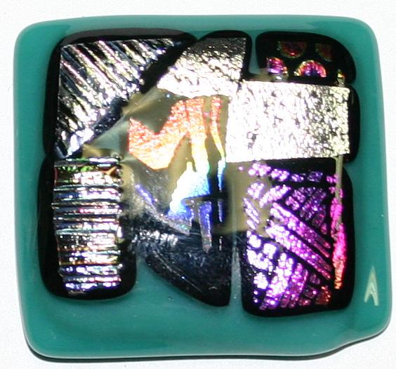 Bonnie Maresh Fused Glass Buttons - Extra Large BML00