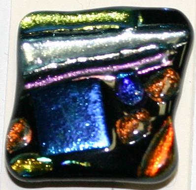 Bonnie Maresh Fused Glass Buttons - Extra Large BML04