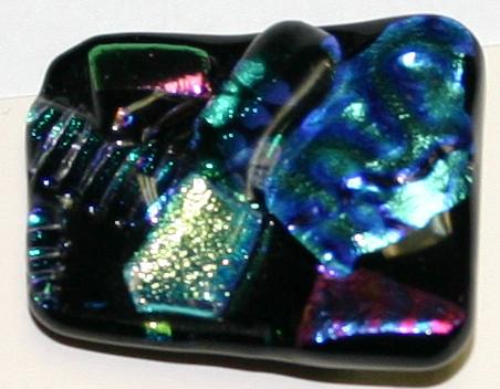Bonnie Maresh Fused Glass Buttons - Extra Large BML05