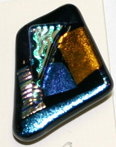 Bonnie Maresh Fused Glass Buttons - Extra Large BML08
