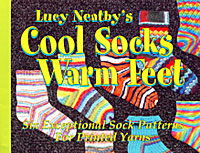 Cool Socks Warm Feet Six Exceptional Sock Patterns For Printed Yarns Book By Lucy Neatby