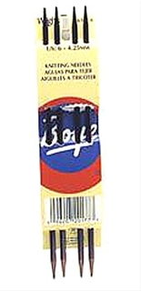 Boye 7 inch Double Point Aluminum Knitting Needle Size #6 (4 mm)