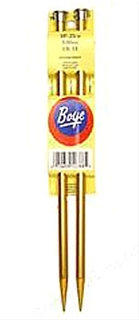 Boye 10 Inch Aluminum Single Point Needles #13 (9 mm)