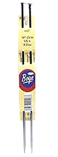 Boye 10 Inch Aluminum Single Point Needles  #6 (4 mm)