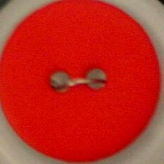 #102406 15mm (5/8 inch) Round Fashion Button by Dill - Red