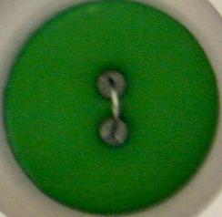 #102407 15mm (5/8 inch) Round Fashion Button by Dill - Green