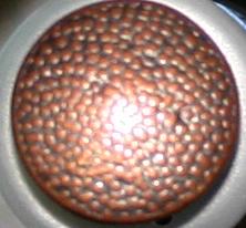 #221052 20mm Full Metal Button by Dill - Copper