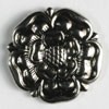 #231367 Full Metal 19mm (2/3 inch) Antique Silver Button by Dill
