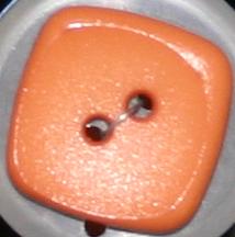 #265123 20mm (3/4 inch) Orange Fashion Button by Dill