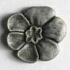 #290535 Full Metal 18mm (2/3 inch) Antique Tin Button by Dill