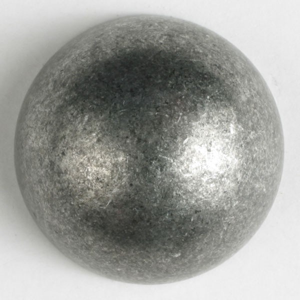 #310596 20mm (3/4 inch) Round Metal Button - Antique Tin