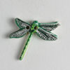 #330616 Green Dragonfly Button 25mm (1 inch) by Dill