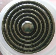 #W0920233 23mm ( 7/8 inch) Fashion Button - Antique Silver