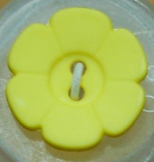 #3455 Yellow (5/8 inch) Fashion Button