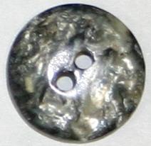 #w0160146 16mm (5/8 inch) Round Fashion Button - Gray