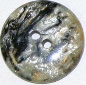 #w0180147 18mm (5/8 inch) Round Fashion Button - Gray