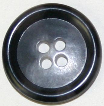 #w0200112 20mm (3/4 inch) Round Fashion Button - Gray