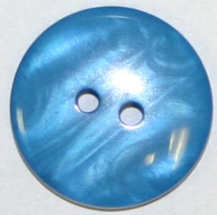 #w0220117 22mm (7/8 inch) Round Fashion Button - Peacock