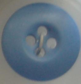 #W0920124 19mm ( 3/4 inch) Fashion Button - Blue