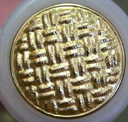 #w0920145 23mm (7/8 inch) Full Metal Fashion Button - Gold