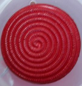 #W0920165 23mm ( 7/8 inch) Fashion Button - Red