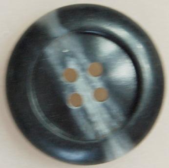 #W0920213 26 mm ( 1 inch) Fashion Button - Gray