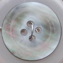 #w0920271 19mm (3/4 inch) Round Fashion Button - Gray