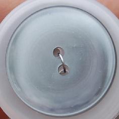 #w0920272 21mm (7/8 inch) Round Fashion Button - Gray