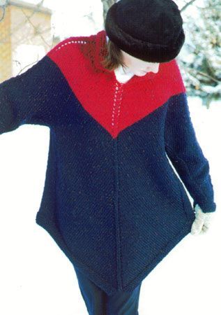 Cabin Fever Poncho Pullover Pattern 604