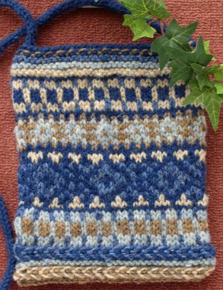 Cabin Fever Blue Jeans Purse Pattern 701