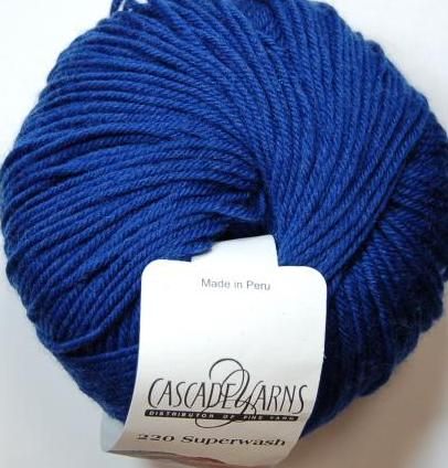 Cascade 220 Superwash Yarn  813 Blue Velvet