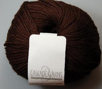 Cascade 220 Superwash Yarn  819 Chocolate