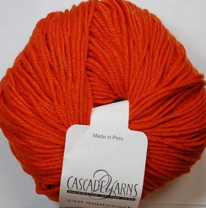 Cascade 220 Superwash Yarn  822 Pumpkin