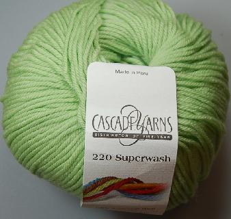 Cascade 220 Superwash Yarn  850 Lime Sherbert