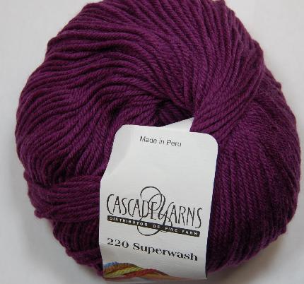 Cascade 220 Superwash Yarn  882 Plum Crazy