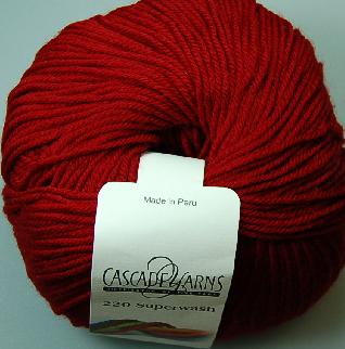Cascade 220 Superwash Yarn  893 Ruby