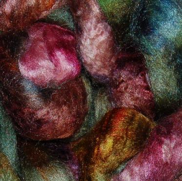 Cherry Tree Silk Gems Roving