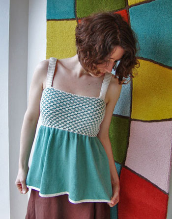 Cotton Bam Boo Smocked Top Pattern