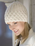 Forbidden Lattice Ribbed Hat Pattern