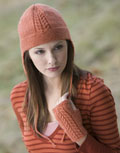 Lavish Flap Hat and Wristlets Pattern