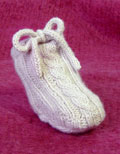 Wicked Cabled Baby Booties Pattern