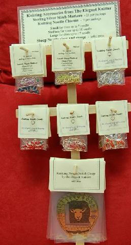 Elegant Knitter Stitch Gauge and Stitch Markers