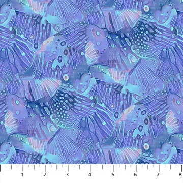 Muse Scallop Print Cotton Fabric by Northcott DP23198-44